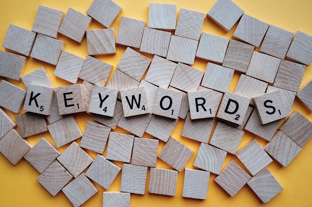 research the right keywords for your website