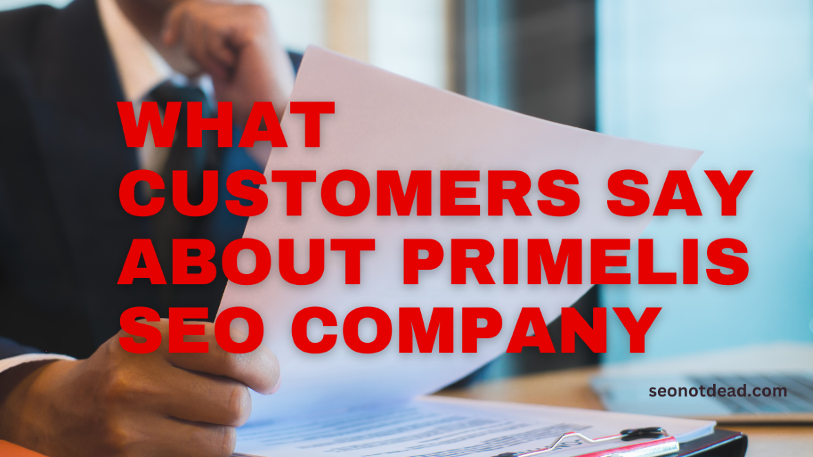 What Customers Say About Primelis SEO Company