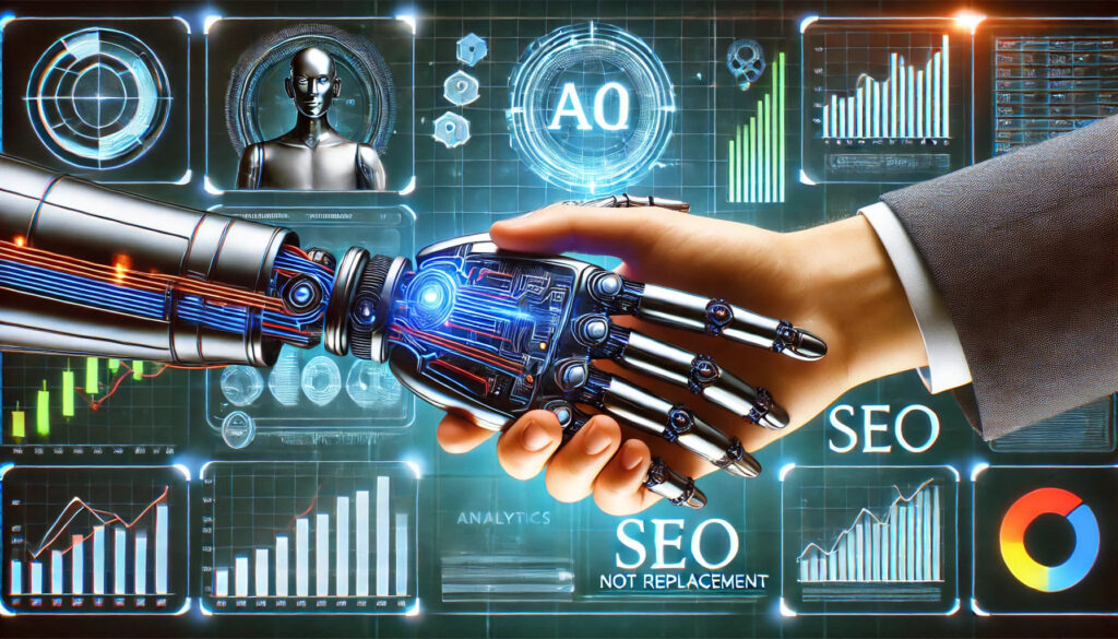 AI and human collaboration in SEO jobs — why is SEO a good career despite AI evolution.
