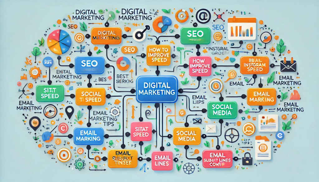Why Do Most SEO Strategies Fail? They Ignore This First Step 4 Keyword-driven content strategy mind map for SEO